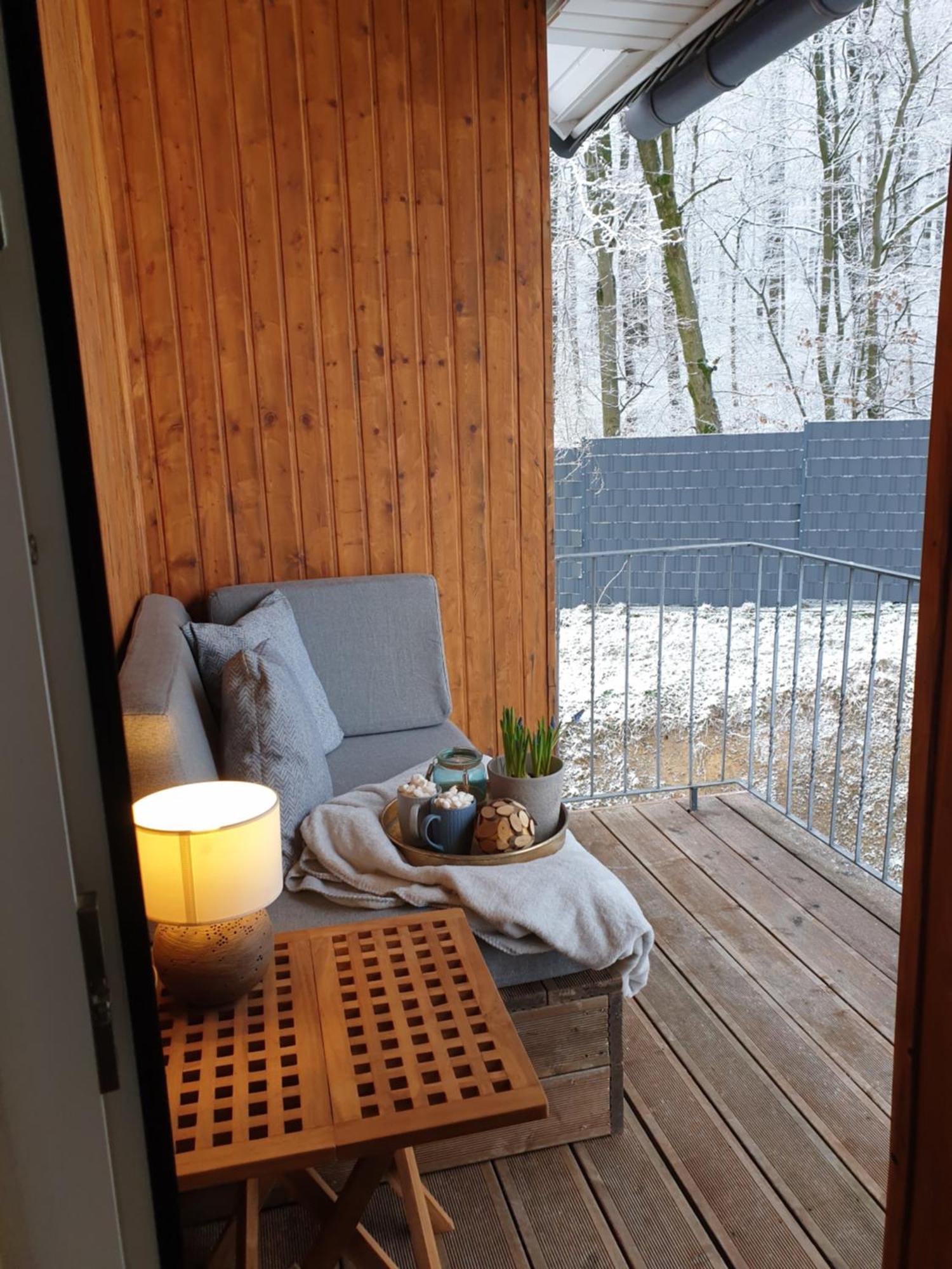 Fewo Winter In Der Villa Waldrand Mit Zwei Balkonen Bad Wünnenberg Exterior foto