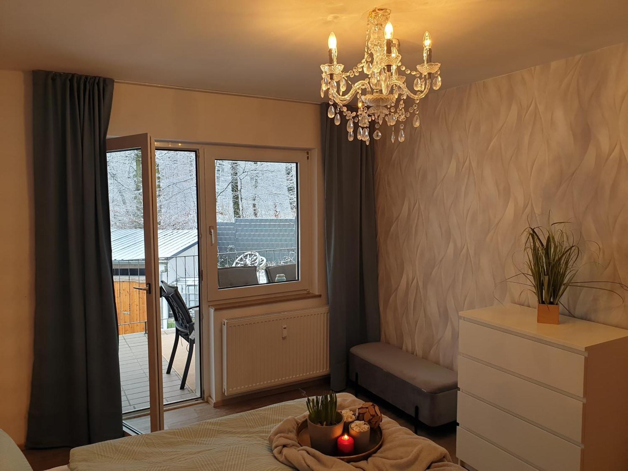 Fewo Winter In Der Villa Waldrand Mit Zwei Balkonen Bad Wünnenberg Exterior foto